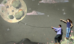 想娶我就摘月亮給我！以色列插畫家的創意喜帖製作實錄 喜帖、結婚、婚禮