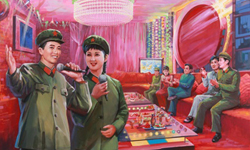 紅衛兵在KTV開趴？北韓畫家畫出想像的中國 北韓、中國、畫家、紅衛兵、KTV、Nick Bonner、Dominic Johnson-Hill、藝術