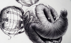 迪士尼毀滅者PEZ 卡通人物崩壞插畫Distroy 崩壞、毀滅、迪士尼、米奇、唐老鴨