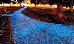 地面上的銀河？照亮前途的星光小路STARPATH STARPATH、英國、劍橋、Christ’s Pieces、Pro-Teq