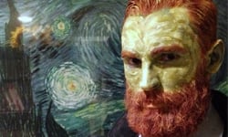 因為我們同天生，所以要長得一樣！把自己變成油畫向梵谷致敬的藝術家Damon Farkas 梵谷、畫像、油畫、自畫像、Vicent Van Gogh、Damon Farkas、James Birkbeck、藝術