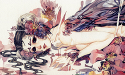 暈染出一個絢麗的童話  日式華麗水彩畫 華麗、水彩、童話、胡志明市、Bờ Đờ