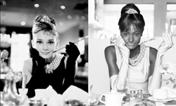 奧黛麗赫本怎麼變黑了？！黑人版好萊塢劇照 奧黛麗赫本、好萊塢、明星、電影、第凡內早餐、春光乍洩、駭客任務、揮灑烈愛、美國心玫瑰情