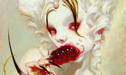 血紅與死白的愛虐情節　異色畫家Michael Hussar 紅、白、裸、愛、虐