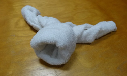 六步驟折出史萊姆　日本折毛巾達人傳授折毛巾密技 折毛巾、毛巾、達人、日本、教學