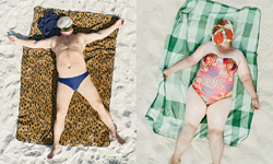 這個絕對沒有先set好！沙灘上的素人蒙臉偷拍照 海邊、沙灘、日光浴、Tadao Cern、comfort zone