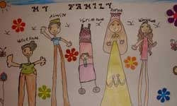 我的家庭長怎樣？小朋友心中的家庭塗鴉 畫畫、塗鴉、兒童、童心