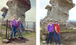 媽，生日快樂！兄弟檔的舊照重拍慶生計畫 生日快樂、生日禮物、兄弟、羅馬尼亞、慶生