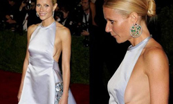 胸部的位置應該在這嗎？女星大露南半球的下垂慘況 女星、紅毯、禮服、性感、南半球