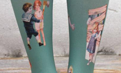 在腿上演陰屍路！暗黑奇幻風絲襪大賞 陰屍路、詭異、奇幻、絲襪、EineLilie