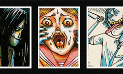 詛咒般的圖像！恐怖漫畫拼圖 怪奇、漫畫家、御茶漬海苔、詛咒、圖像、拼圖、驚悚、詭異、噁心、嚇人、恐怖、漫畫、圖案、插畫、恐怖のパズル   