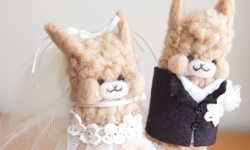 傳遞溫暖的羊駝！上班女郎施展「心暖暖魔法術」的羊毛氈 橘皮工作室、羊駝、羊毛氈、手作、魔法