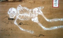 屍體腐爛9階段　日本古畫《九相圖》 腐屍、古畫、屍骨、日本、中國