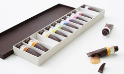 你想吃什麼顏色的水彩？顏料造型巧克力禮盒 Nendo、日本、設計、水彩、顏料