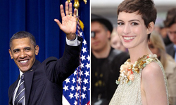 歐巴馬心裡有別的女人？男名人不為人知的心上人 心上人、歐巴馬、安海瑟薇、羅素布蘭德、凱特摩絲、羅伯派汀森