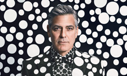 型男誤闖點點仙境　喬治克隆尼遇上草間彌生 好萊塢、男星、藝術、性感、型男