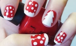 聖誕樹聖誕紅還有麋鹿 各色聖誕節指彩特蒐 聖誕節、耶誕、指彩、指甲彩繪、X’mas