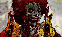 麥當勞叔叔也變Zombie了！客製化的活屍肖像畫    The Walking Dead、陰屍路、Rob Sacchetto、活屍、插圖