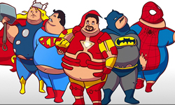 英雄冬日瘦身計畫開跑！各路英雄的癡肥特輯 蝙蝠俠、超人、東尼、鋼鐵人、蜘蛛人、索爾、marvel、dc、heros