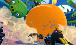 豬，別擋我的路！全新憤怒鳥賽車遊戲《Angry Birds Go!》 Angry Birds Go、憤怒鳥、App、手機、遊戲、賽車、可愛