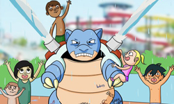 水箭龜淪為小孩玩伴　神奇寶貝的悲傷晚年生活 神奇寶貝、水箭龜、晚年、超夢、卡比獸、尼多力諾