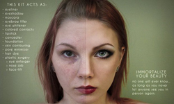 有了Photoshop何必辛苦減肥 美國女大生的反諷修圖作品 Photoshop、Anna Hill、廣告、雜誌、修圖