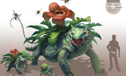 還我原來的小火龍！從可愛變兇殘的擬真化神奇寶貝 神奇寶貝、RJ Palmer、插畫、傑尼龜、妙蛙種子