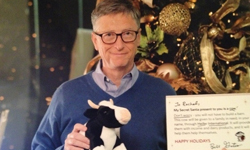 比爾蓋茲改行當聖誕老人？來自微軟創辦人的神秘禮物 比爾蓋茲、聖誕、聖誕老人、禮物、微軟、慈善