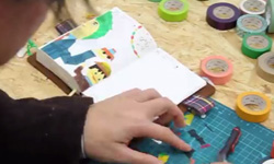 插畫家福田利之跨界變身手帳達人 紙膠帶創作玩出新意 福田利之、手帳、文具、紙膠帶、插畫