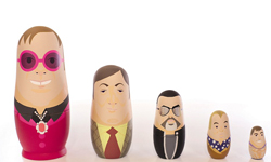 我們與你同在！支持同性戀人權的英國名人俄羅斯娃娃 The Kaleidoscope Trust、To Russia With Love、Elton John、Stephen Fry、George Michael