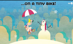 在冰上騎腳踏車吧！如履薄冰的裸體大叔尋愛闖關App《Icycle: On Thin Ice》  App、Icycle: On Thin Ice、闖關、冒險