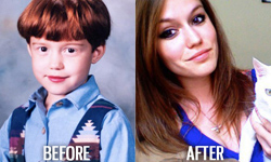 不要再取笑你身邊的小矬妹！證明女大十八變的Before & After照 女大十八變、Before & After、照片、正妹