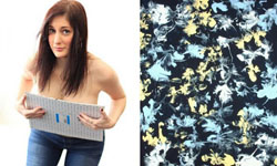 自創揉捏旋轉畫法！用胸部作畫的藝術家Marcey Hawk 繪畫、藝術、抽象、胸部、Marcey Hawk