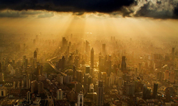 立足雲之巔讚嘆上海　121層高樓俯瞰攝影 Wei Gensheng、上海、上海中心大廈、杜拜哈里發塔、台北101、攝影、世界最高、藝術