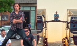 查寧坦圖痛抱跨下！范達美一字馬惡搞模仿影片合輯 查寧塔圖、痛抱、跨下、范達美、Volvo