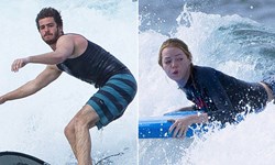 妞快報：在海上也是身手矯健！直擊蜘蛛人情侶檔夏威夷衝浪 蜘蛛人、安德魯加菲爾德、艾瑪史東、夏威夷、衝浪