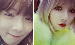 妞快報：泫雅自拍曝光新髮型　染黑髮變身清純美少女 BEAST、賢勝、Trouble Maker、泫雅、Instagram