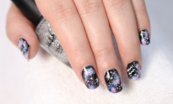 指尖教室：超乎想像的簡單！水瓶座星空指彩 指尖教室、簡單、水瓶座、星空、指彩