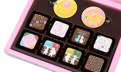 這麼可愛誰捨得吃 情人節夢幻少女漫畫巧克力 情人節、巧克力、少女漫畫、巧克力、美少女戰士、魔法少女小圓、萬代