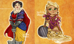 當迪士尼公主闖入魔獸世界？魔獸系公主誕生！ 插畫、迪士尼公主、迪士尼、魔獸世界、WoW、Libertad Delgado、Disney meets Warcraft、Rodríguez、LiberLibelula、藝術