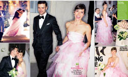 就是不想穿白婚紗咧！明星們五顏六色的婚紗大賞 婚紗、艾薇兒、賈斯汀、潔西卡貝兒、凱莉庫柯