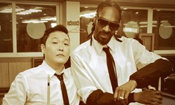 妞快報：PSY大叔約史努比狗狗打撞球！ 妞快報、PSY、史努比狗狗