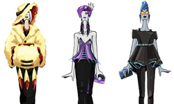 壞出時尚感！迪士尼反派們的時裝伸展台 迪士尼、Sashii Kami、時尚、插畫、宮崎駿