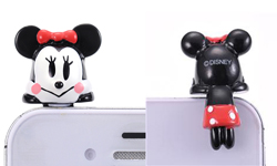 米妮快要掉下去啦！可愛迪士尼攀爬系列耳機塞 迪士尼、耳機塞、米奇、米妮、毛怪