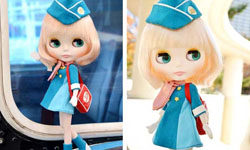 空姐時代來了！2014航空版Blythe小布娃娃帶你翱翔天際 小布娃娃、Blythe、空姐、空服員、航空