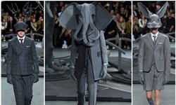 GD捨棄瓦斯爐頭改當小兔子？伸展台上的動物嘉年華 Thom Browne、Stephen Jones、伸展台、GD、走秀