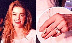 妞快報：強尼戴普未婚妻超大鑽戒閃瞎人！ 妞快報、強尼戴普、Amber Heard、安柏赫德、鑽戒、Vanessa Paradis