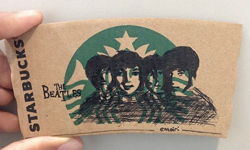 美人魚罷工中！星巴克杯套插畫換換臉 美人魚、星巴克、杯套、插畫、Ahmed Al Emairi