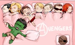 黑寡婦都靠鷹眼叫她起床？超級英雄起床號插畫集 超級英雄、復仇者聯盟、起床、神盾局局長、Nick Fury