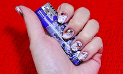 指尖教室：燒毀！燒毀！電音女王必備之燒毀指彩 指尖教室、燒毀、美江、轉印、指彩